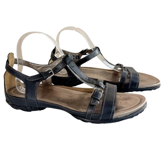 Ecco Shoes - Ecco Summer Buckle Flash Leather Slingback Strap Sandals Women's Size 41